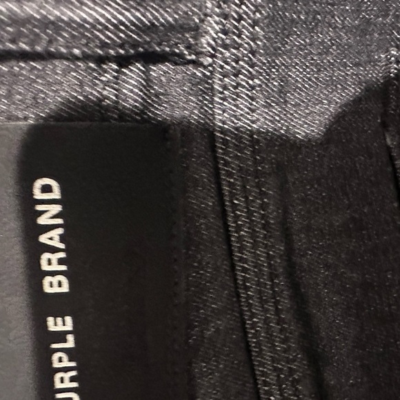 Purple Brand Skinny Jeans in Dark Blue and Gray - Picture 5 of 6